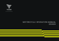 VOGE DS900X - Owners manual 2024 EN